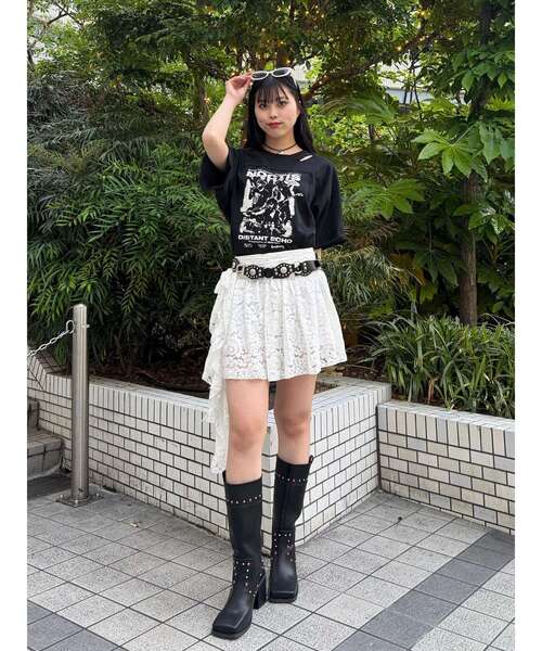 jouetie（ジュエティ） tシャツ グランジグラフィックTシャツ