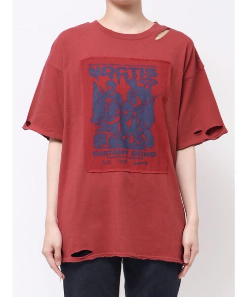 jouetieグラフィックT jouetie（ジュエティ） tシャツ グランジグラフィックTシャツ