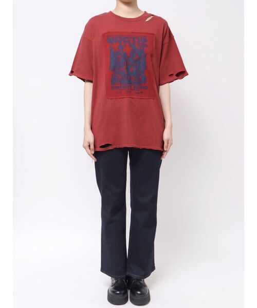 jouetieグラフィックT jouetie（ジュエティ） tシャツ グランジグラフィックTシャツ