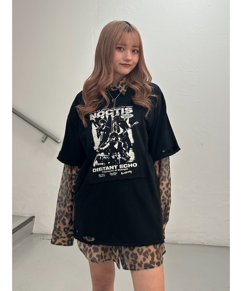 jouetie（ジュエティ） tシャツ グランジグラフィックTシャツ