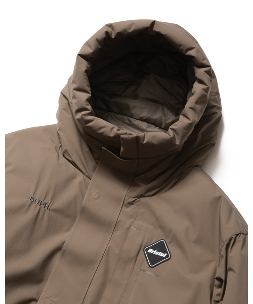 新品未使用ブラウンF.C.Real Bristol F.C.R.B.(F.C.Real Bristol)◇NYLON HOODED BLOUSON/S/ナイロン/BRW