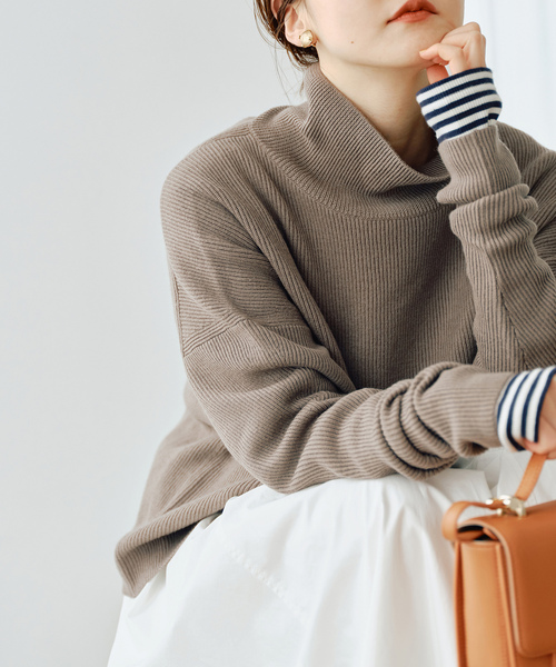 タートルネック ニット ラクーン イエナ IENA IENA（イエナ）の「ラクーンボトルネックプルオーバー◇（ニット