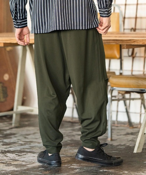Tangent オリーブ パンツ MAGENTA マゼンタ スケボー パンツ LOOSE PANTS コットン ツイル