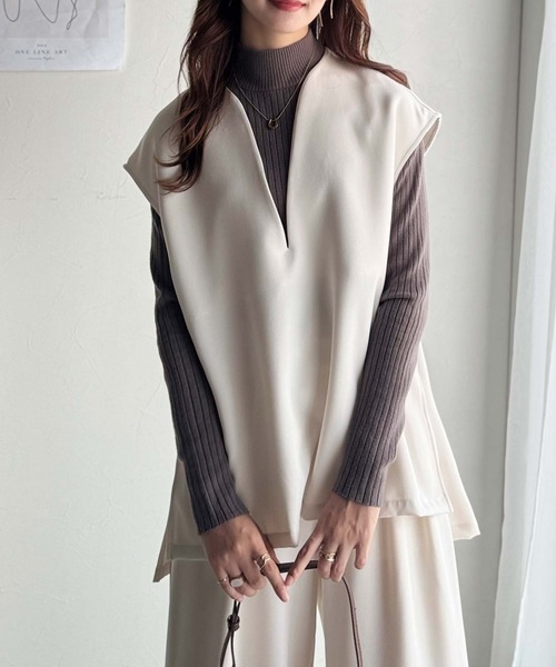 classicalelf（クラシカルエルフ） ベスト ジレ 大人の抜け感スタイル