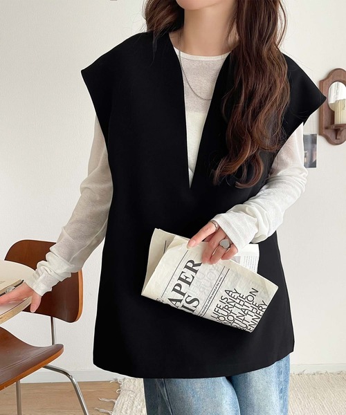 classicalelf（クラシカルエルフ） ベスト ジレ 大人の抜け感スタイル