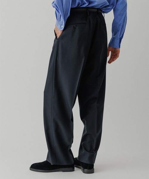 ADAM ET ROPE'（アダムエロペ） スラックス ハードクロス 2プリーツ