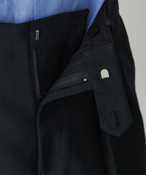 ADAM ET ROPE'（アダムエロペ） スラックス ハードクロス 2プリーツ