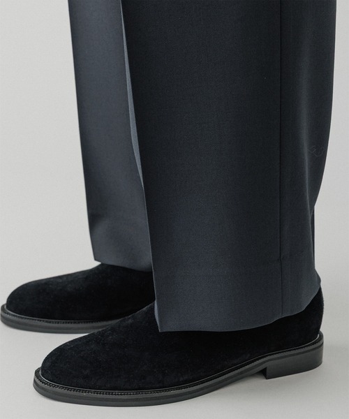 ADAM ET ROPE'（アダムエロペ） スラックス ハードクロス 2プリーツ