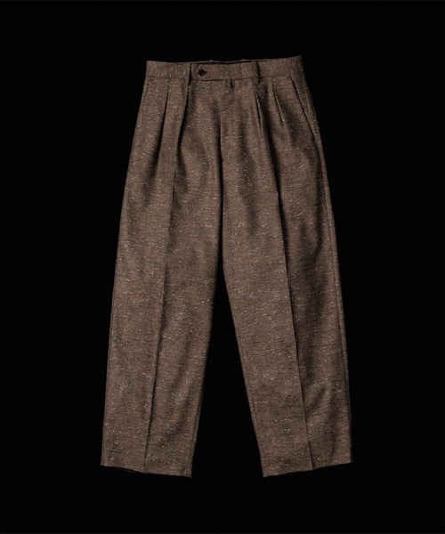 ADAM ET ROPE'（アダムエロペ） スラックス ハードクロス 2プリーツ