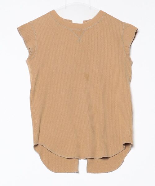 CASA FLINE（カーサフライン） フリンジノースリーブトップス FREE