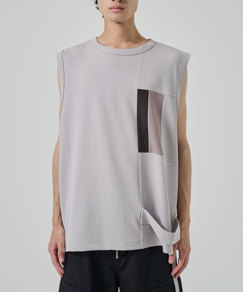 SHAREEF バッテリートップス SHAREEF（シャリーフ） タンクトップ 「SHAREEF」NO SLEEVE TEE メンズ