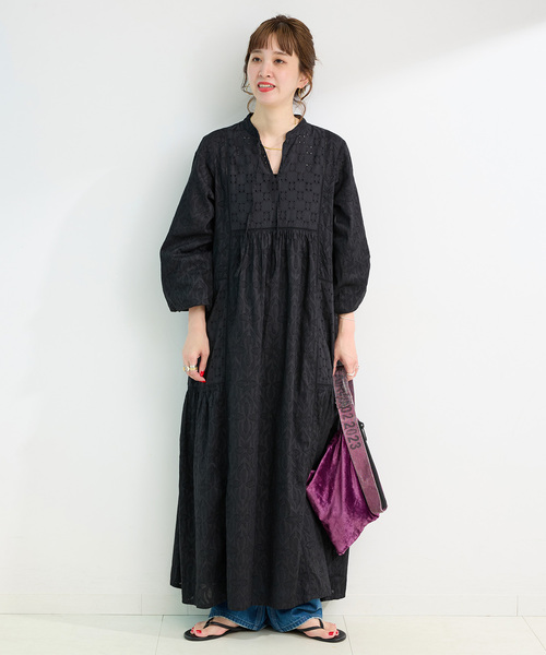 TEDBAKEA ワンピース 0 ZUCCa / S ドッキングスムース / ワンピース(M khaki(09)): SALE