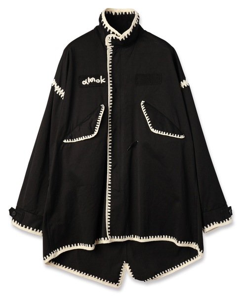モッズコート コート HAND KNITTING MILITARY COAT メンズ レディースの画像