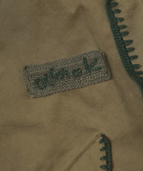 モッズコート コート HAND KNITTING MILITARY COAT メンズ レディースの画像