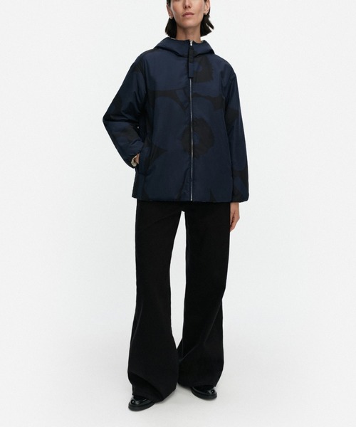 marimekko コート アウター Vektori unikko / reversible coat