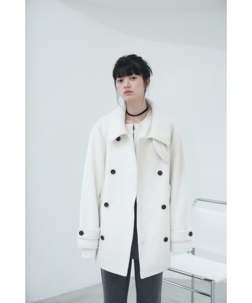 Smyeon コート アウター Middle shaggy coat/ミドルシャギーコート