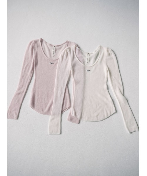 Chacott（チャコット） ニット セーター 「Chacott」シアーリブニット