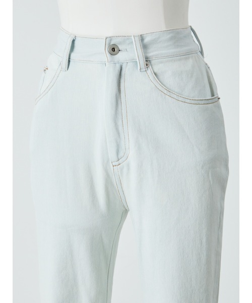 [Me roir] обработка ботинки cut Denim брюки S голубой женский 