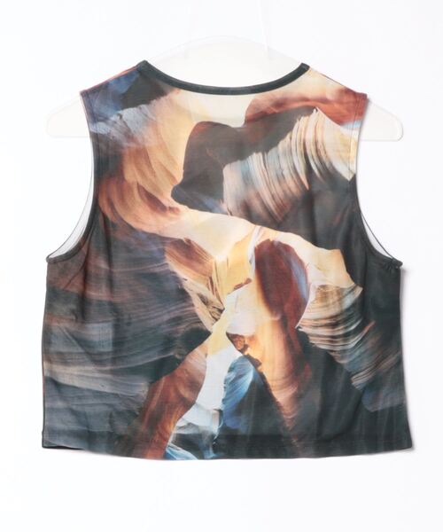 「FURFUR」 ノースリーブトップス ONE SIZE イエロー レディース_画像5