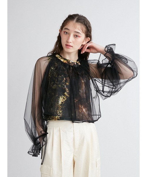 「FURFUR」 ノースリーブトップス ONE SIZE イエロー レディース_画像10