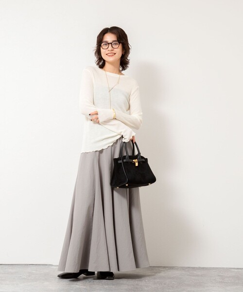 NOLLEY’S ノーリーズ MY STANDARDウォッシャブルリブタートル白 MY STANDARD ウォッシャブルリブタートルネック | NOLLEY'S(ノーリーズ