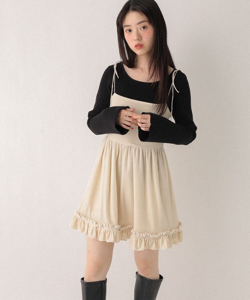 エムミーエメ　ベロアミニワンピース WEB限定】ベロアワンピース | ロングワンピース | NOELA OFFICIAL WEB