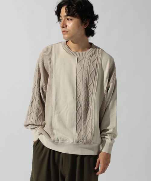 niko and... プルオーバー niko and…（ニコアンド） トレーナー スウェット ケーブルドッキング