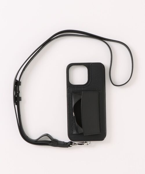 Demiurvo デミウルーボ POCHE ブラック iPhone ケース
