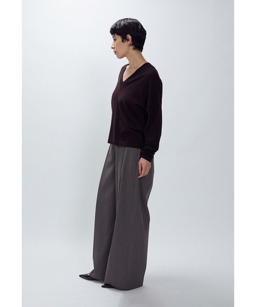 1er Arrondissement ニット セーター スーパーファインVネックプル