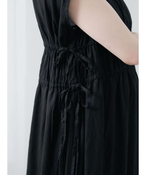 「Te chichi TERRASSE」 ノースリーブワンピース F ブラック レディース_画像6