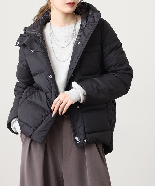 OMNES（オムネス） ダウンコート ダウンジャケット フード付きコクーン