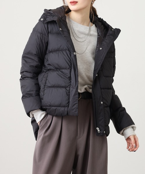 OMNES（オムネス） ダウンコート ダウンジャケット フード付きコクーン