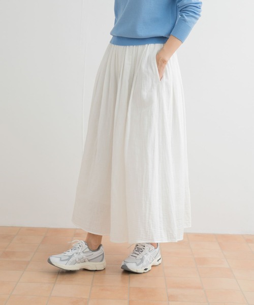 [URBAN RESEARCH DOORS] flair юбка MEDIUM бежевый женский 