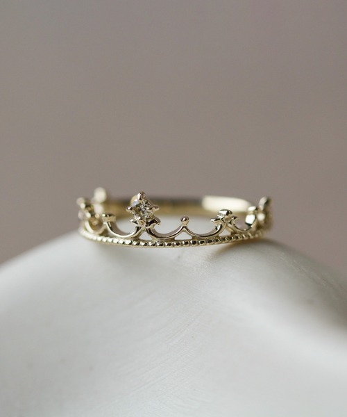 cui-cui（キュイキュイ） 指輪 リング ダイヤモンド クラウン リング