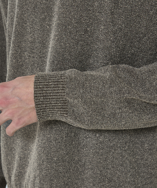 ABAHOUSE（アバハウス） セーター ニット WOOL MIX ブークレーVネック 