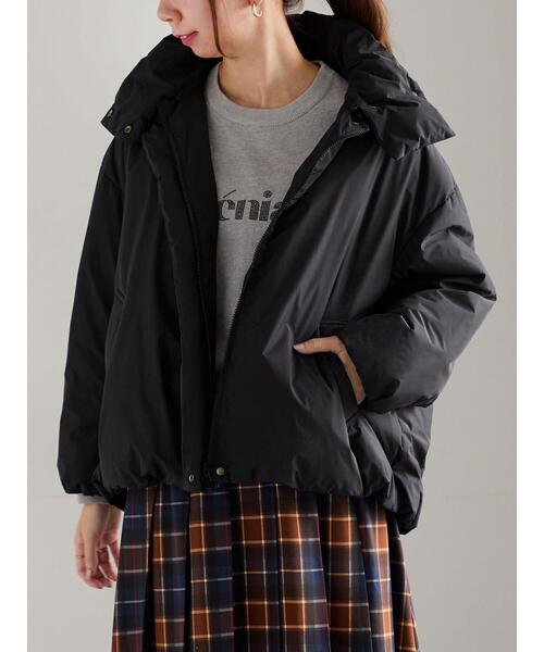 ❤️期間限定セール【伊太利屋】新品 未使用♡希少♡ブラックダウン/9号 Te chichi（テチチ） コート アウター スタンドカラーショートダウン