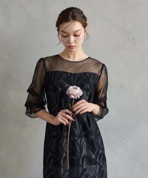 AIMER（エメ） パーティードレス ドレス 「WEB限定」タックスリーブ