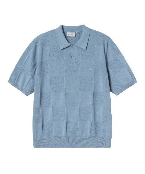 「Carhartt WIP」 半袖ニット MEDIUM ブルー メンズ