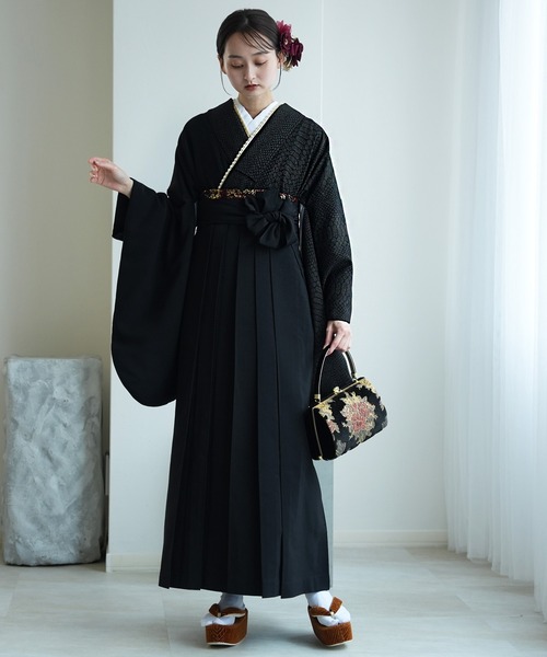 utatane 着物 袴セット 半身 月霞パイソン レディース : ZOZOTOWN
