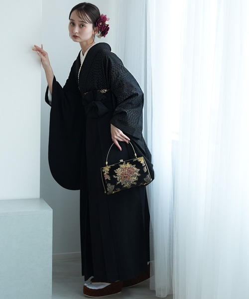 utatane 着物 袴セット 半身 月霞パイソン レディース : ZOZOTOWN