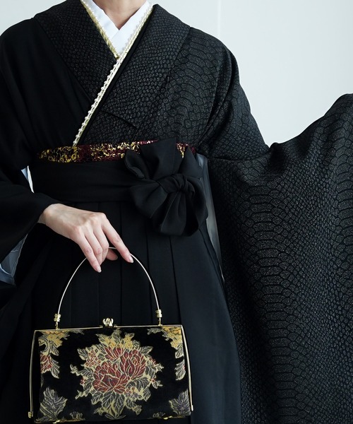 utatane 着物 袴セット 半身 月霞パイソン レディース : ZOZOTOWN
