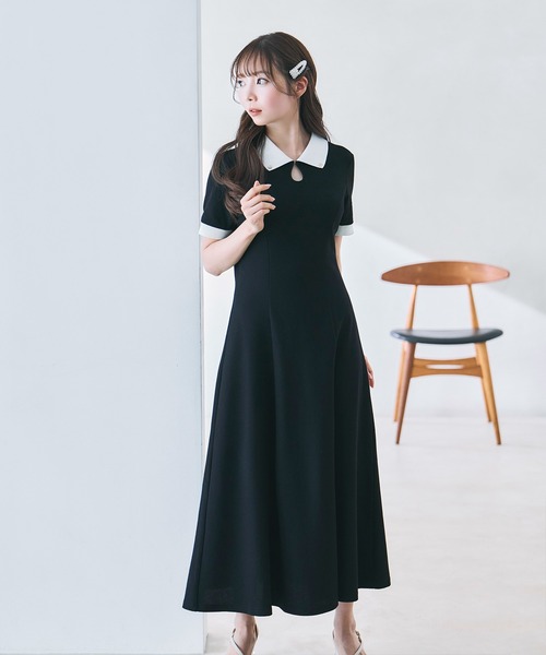 ポロワンピース ワンピース バイカラーポロワンピース : ZOZOTOWN Yahoo!店 - 通販