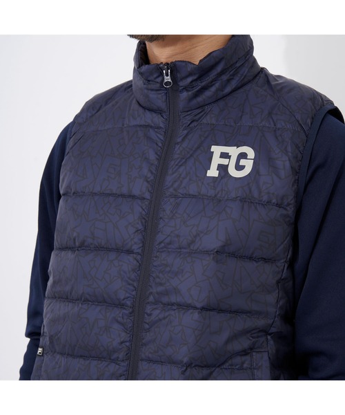 FILA GOLF ダウンベスト 【L】 FILA GOLF 「FILA GOLF」 ダウンベスト M ブラック メンズ : ZOZOTOWN