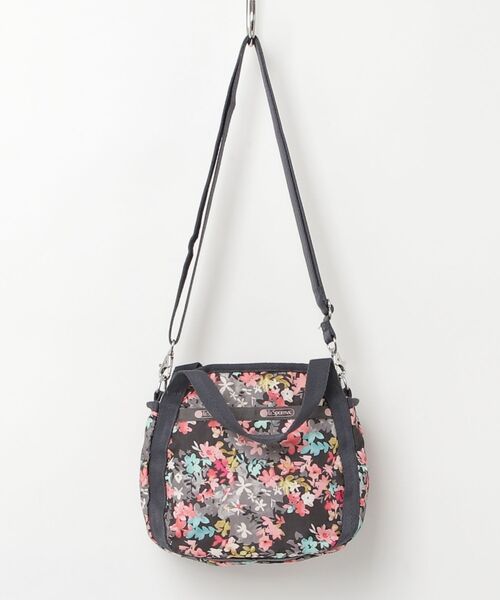 LeSportsac（レスポートサック） 花柄2WAYバッグ - ブラック