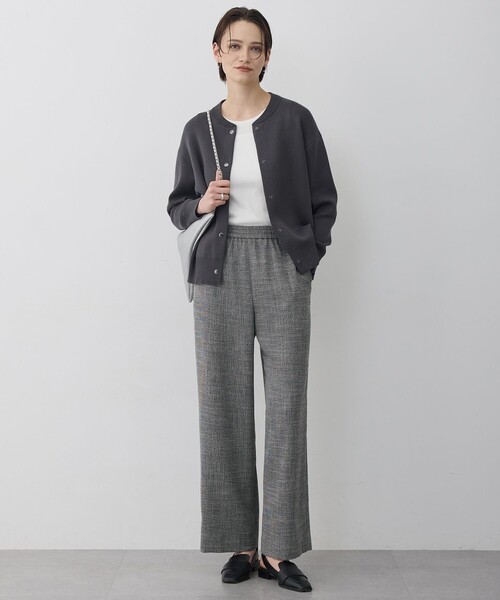 完売　ICB　シルケットコットンスムース ニット カーディガン　Sサイズ ICB 【洗える】シルケットコットンスムース ニット カーディガン