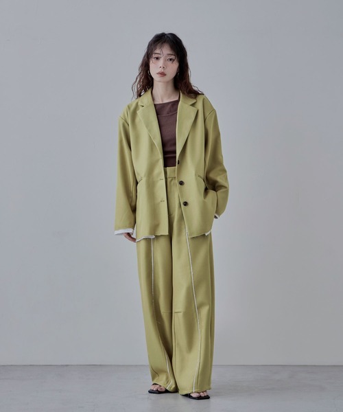 etoll.（エトル） テーラードジャケット FREE アイボリー レディース