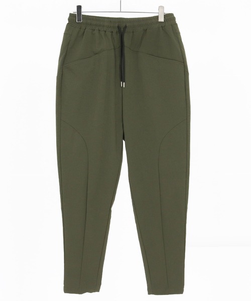 新品未使用 Lサイズ　CAMBIOパッカリングナイロンテーパードパンツ CAMBIO(カンビオ)】パッカリングナイロンテーパードパンツ(HLCM0191