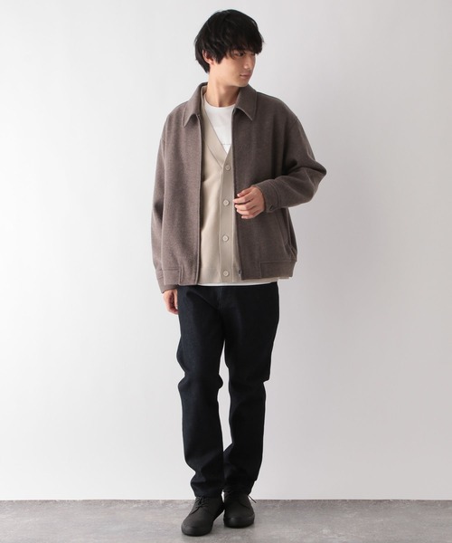 「GLOBAL WORK」 ブルゾン LARGE ブラウン メンズ_画像7