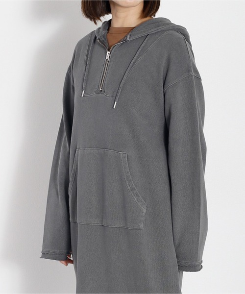 「cepo」 長袖ワンピース M チャコール レディース_画像9