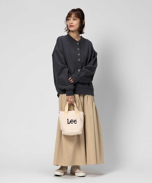 [Lee] тренировочный cut and sewn M темно-серый женский 